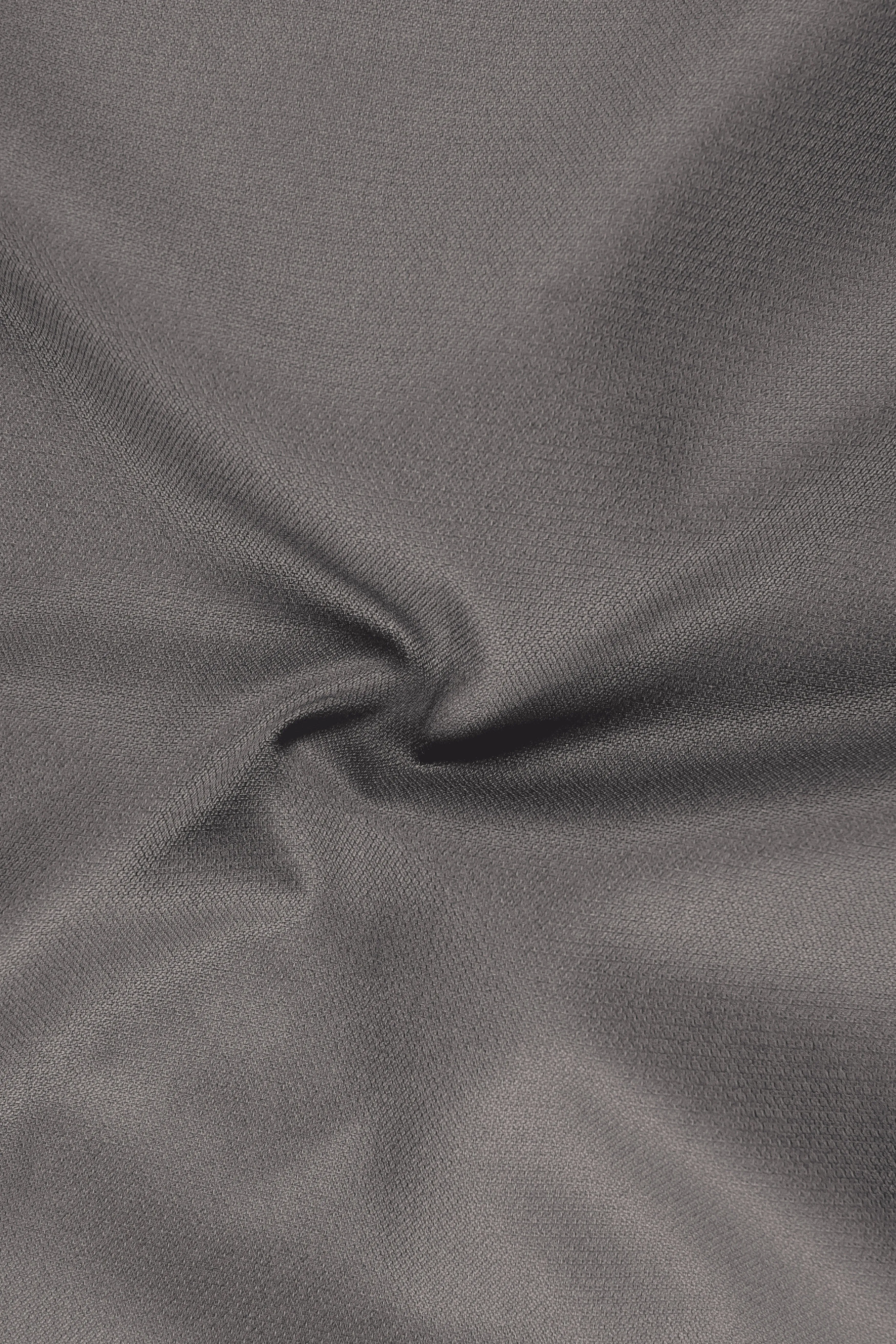 Sterling-Ironside Gray Diamond Textured Wool Rich Slight Stretch Single Breasted Suit sold by French Crown product image thumbnail 3