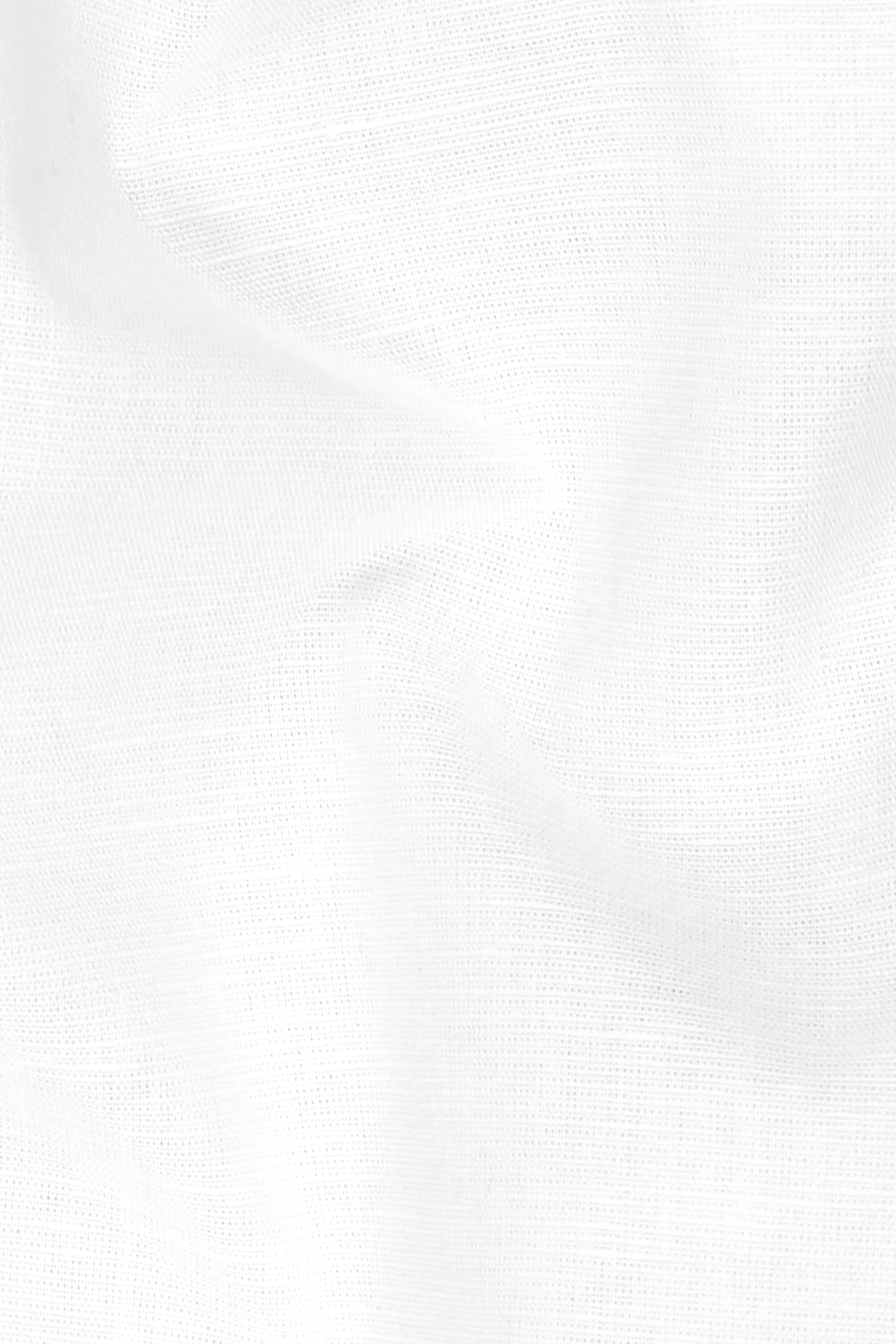 Bright White Luxurious Linen Shirt sold by French Crown product image thumbnail 2