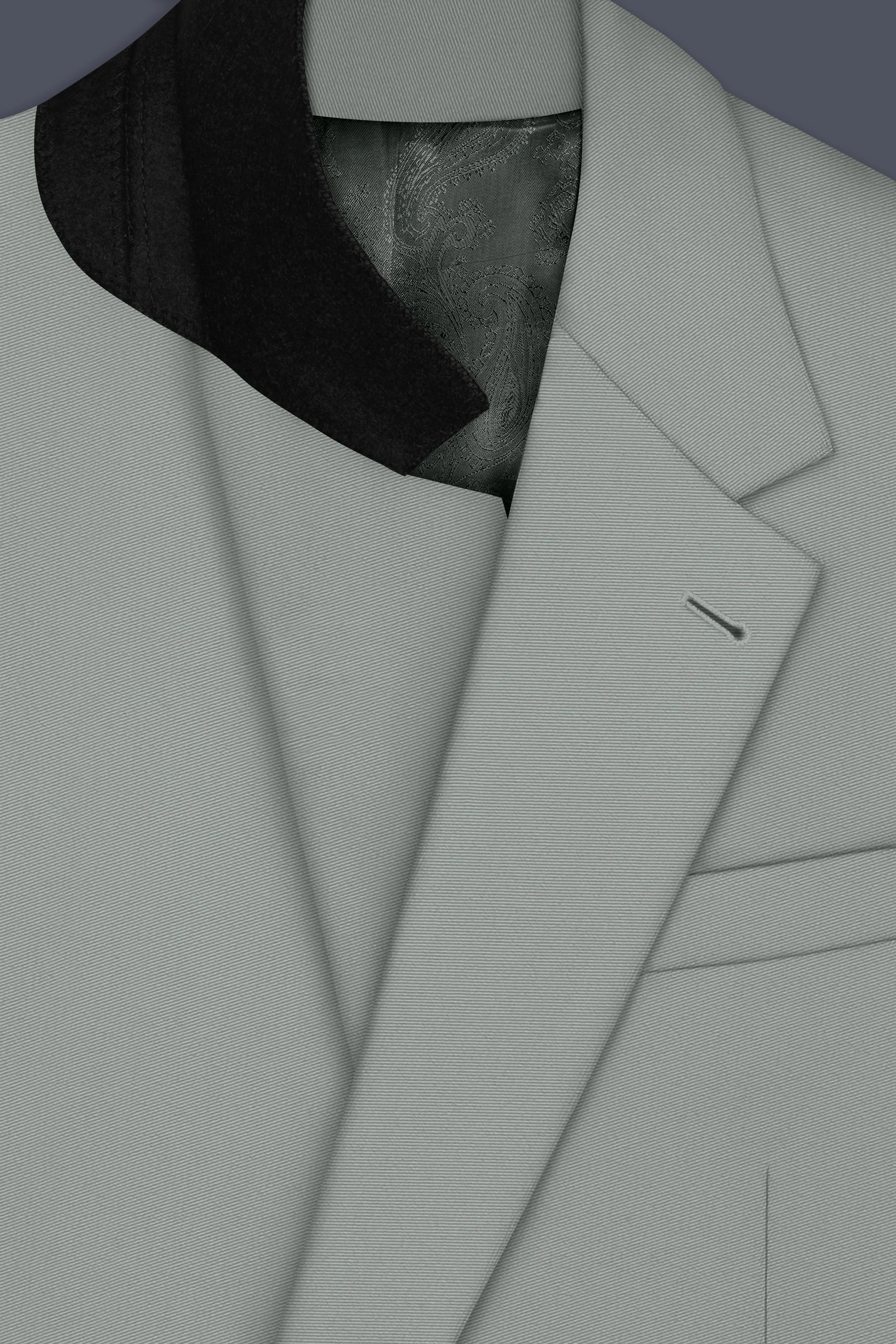 Beryl-Regent Green Slight Stretch Subtle Sheen Poly-Viscose Single Breasted Suit sold by French Crown product image thumbnail 5