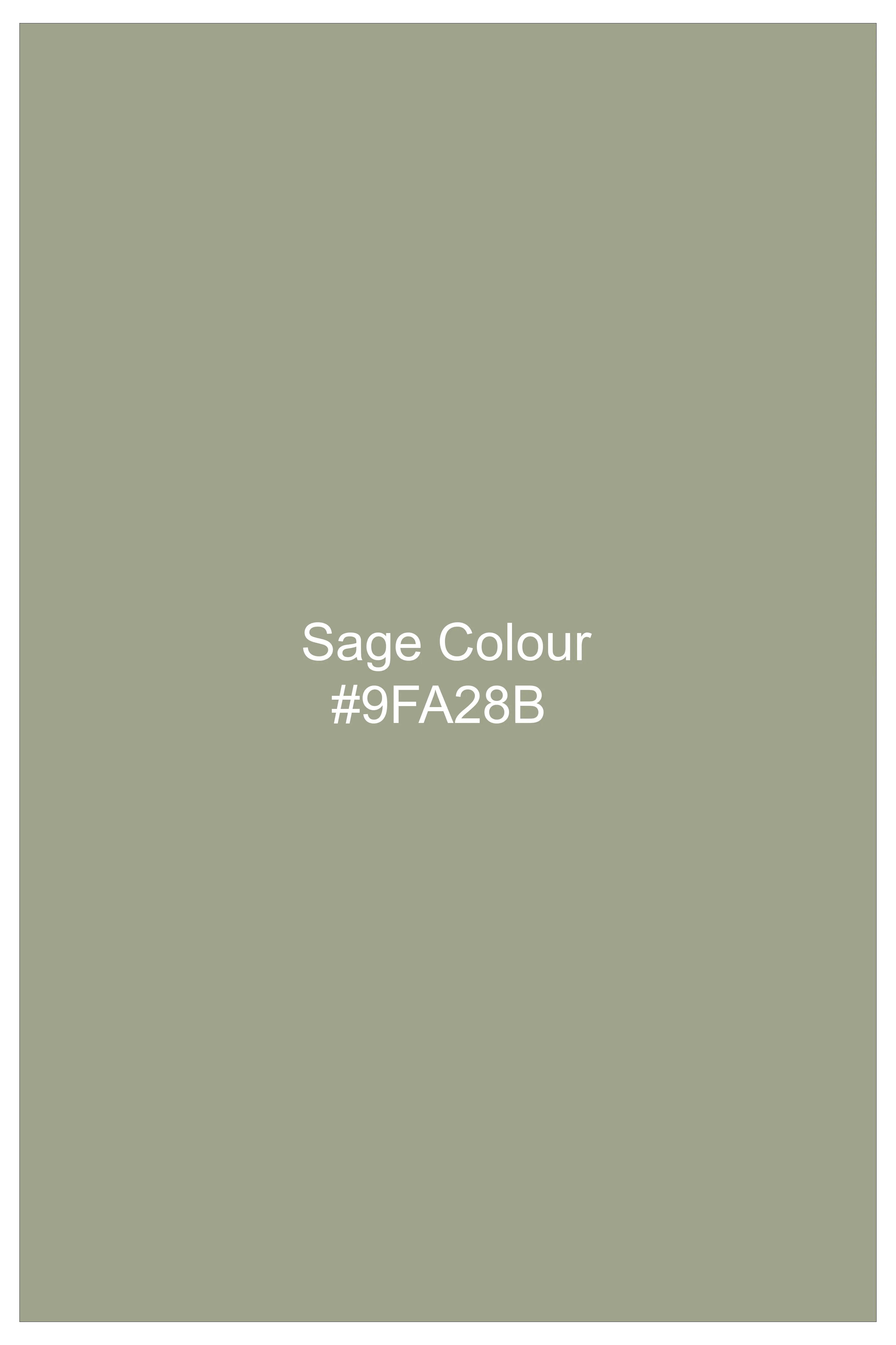 Verdan-Sage Green Slight Stretch Subtle Sheen Poly-Viscose Waistcoat sold by French Crown product image thumbnail 5