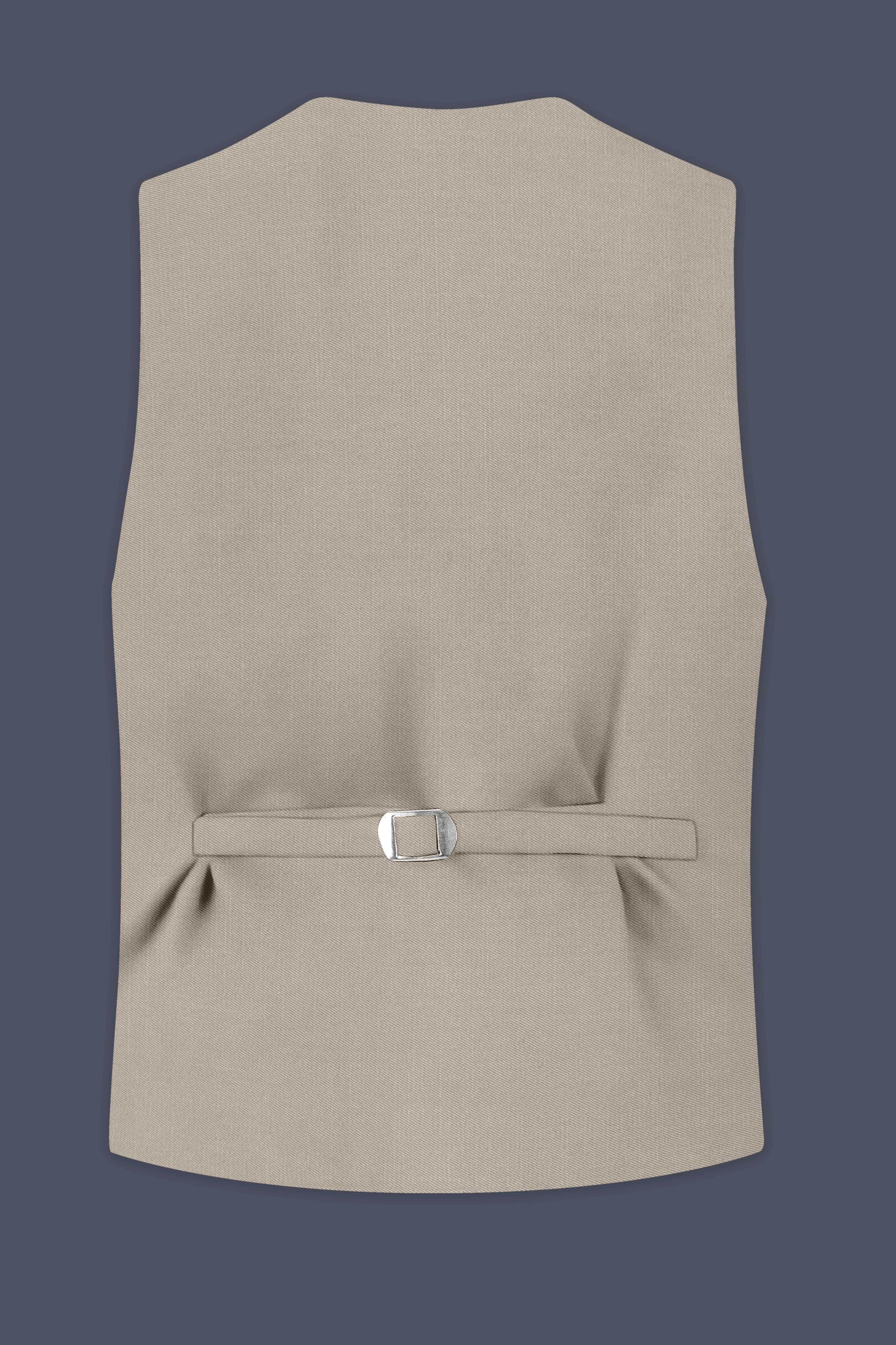 Sterling-Martini Cream Wool Rich Slight Stretch Waistcoat sold by French Crown product image thumbnail 4