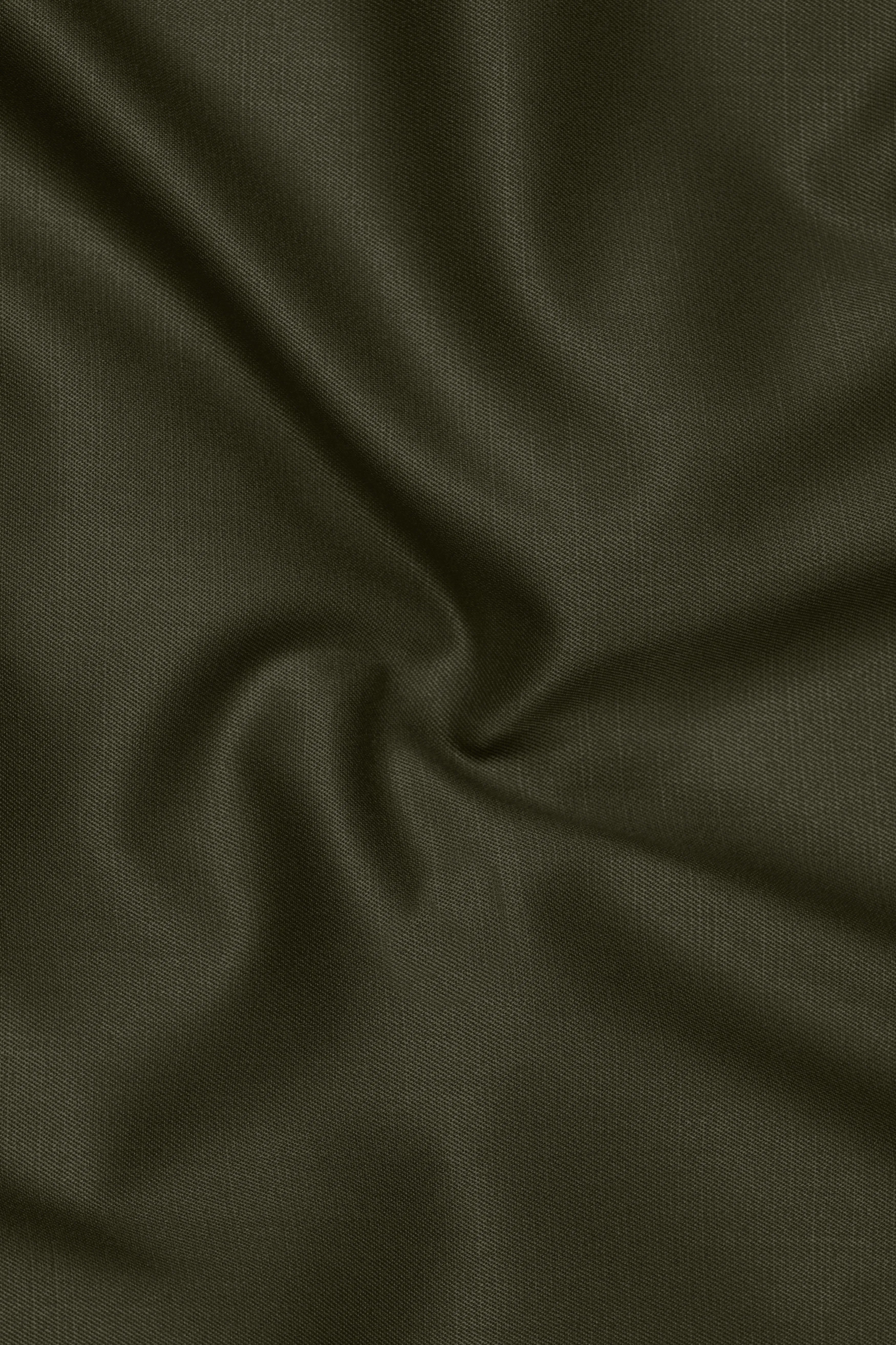 Mossley-Rangoon Green Wool Rich Slight Stretch Double Breasted Suit sold by French Crown product image thumbnail 3