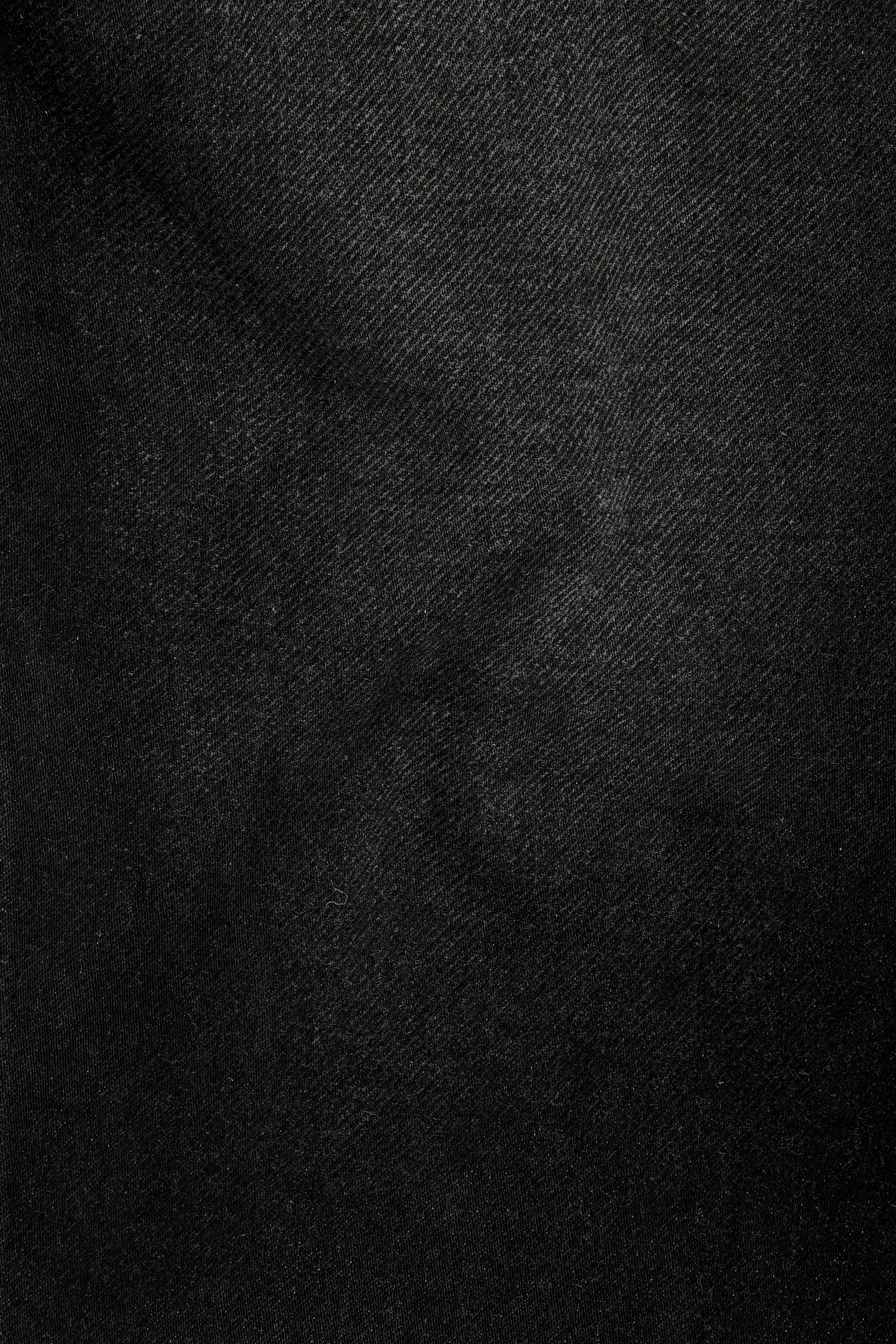 Zeus Dark Black Whiskering Wash Stretchable Denim sold by French Crown product image thumbnail 3