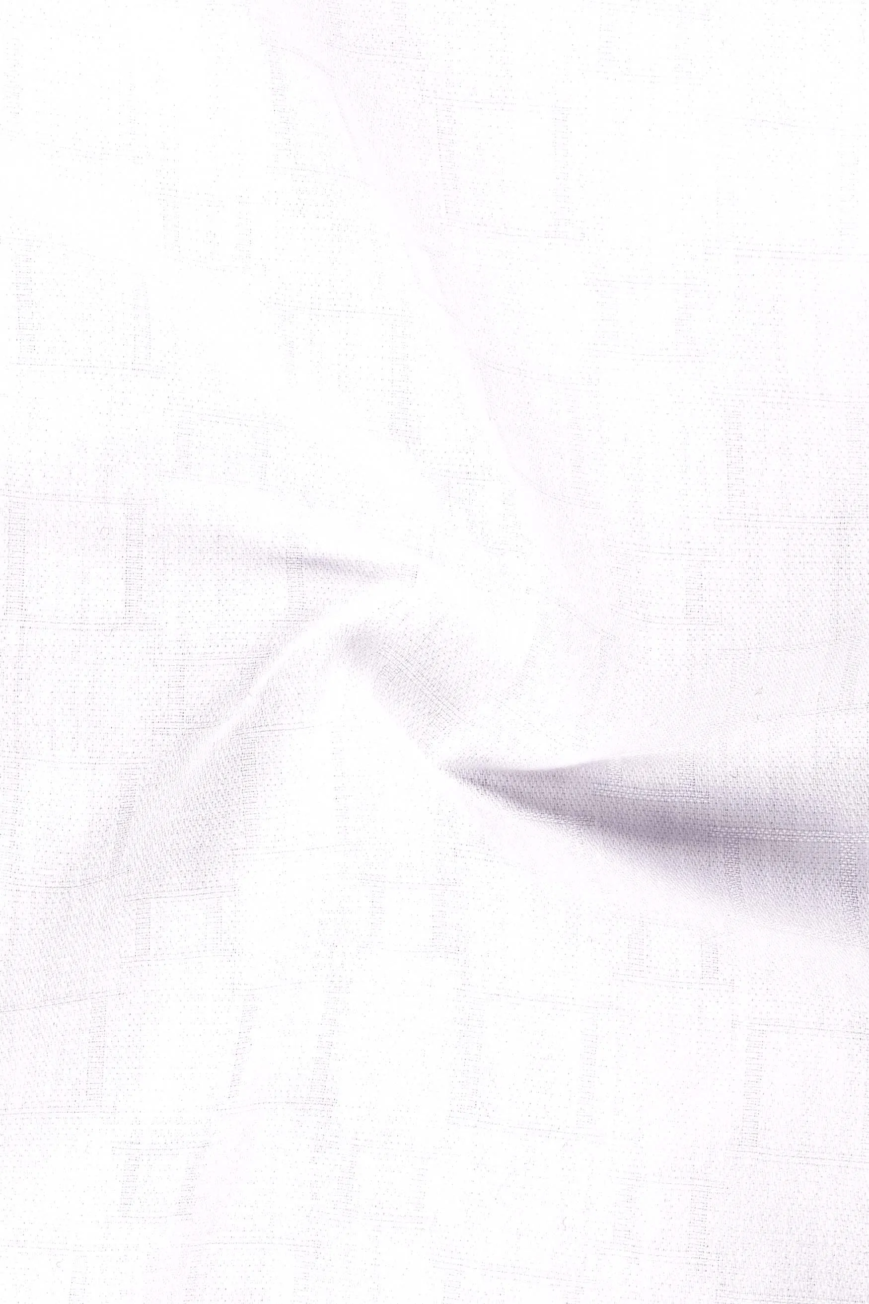 Zenith-Bright White Jacquard Textured Premium Cotton Dress Shirt sold by French Crown product image thumbnail 3