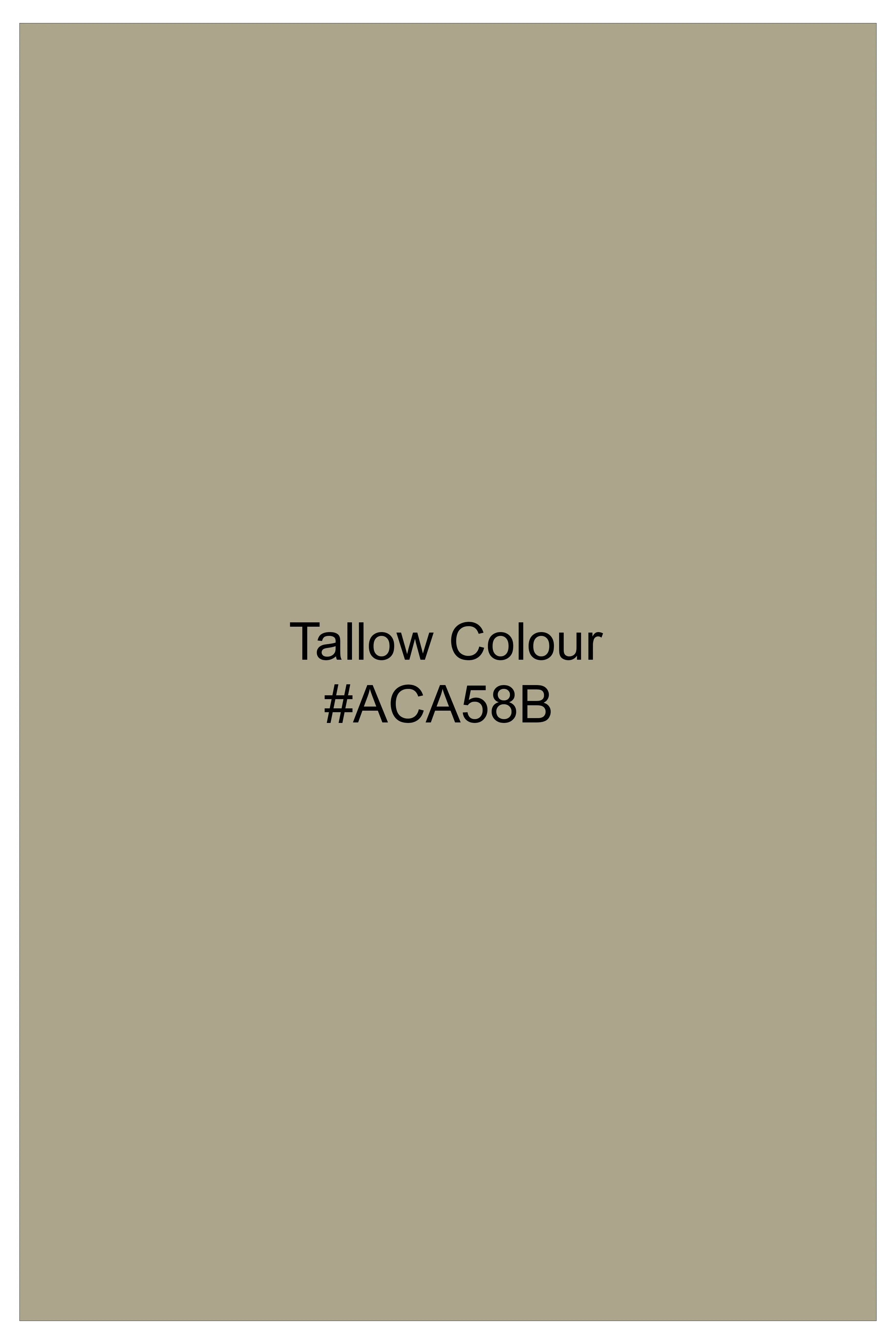 Cedar-Tallow Green Diamond Textured Wool Rich Slight Stretch Waistcoat sold by French Crown product image thumbnail 5