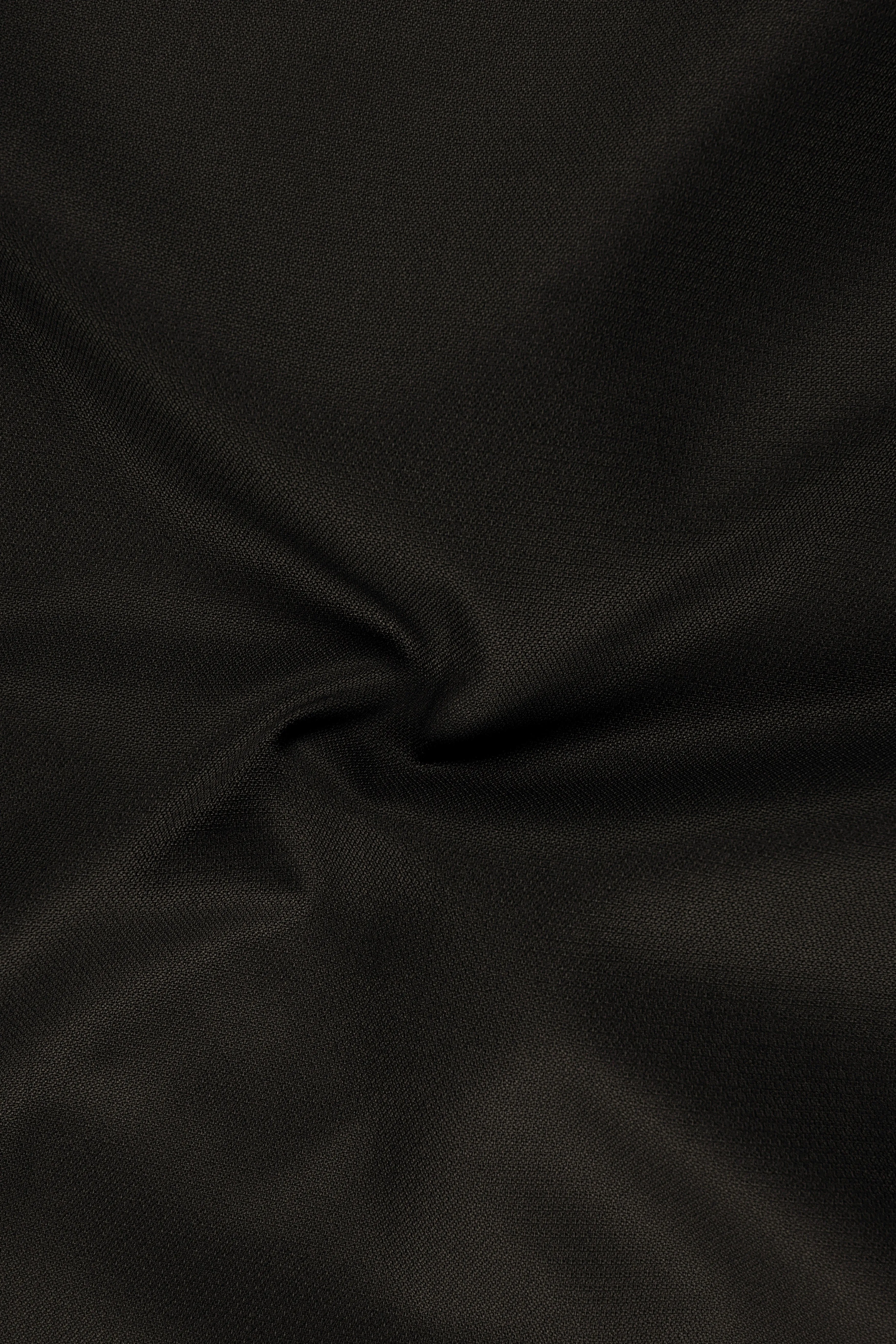 Velaro-Rangoon Green Diamond Textured Wool Rich Slight Stretch Single Breasted Blazer sold by French Crown product image thumbnail 3