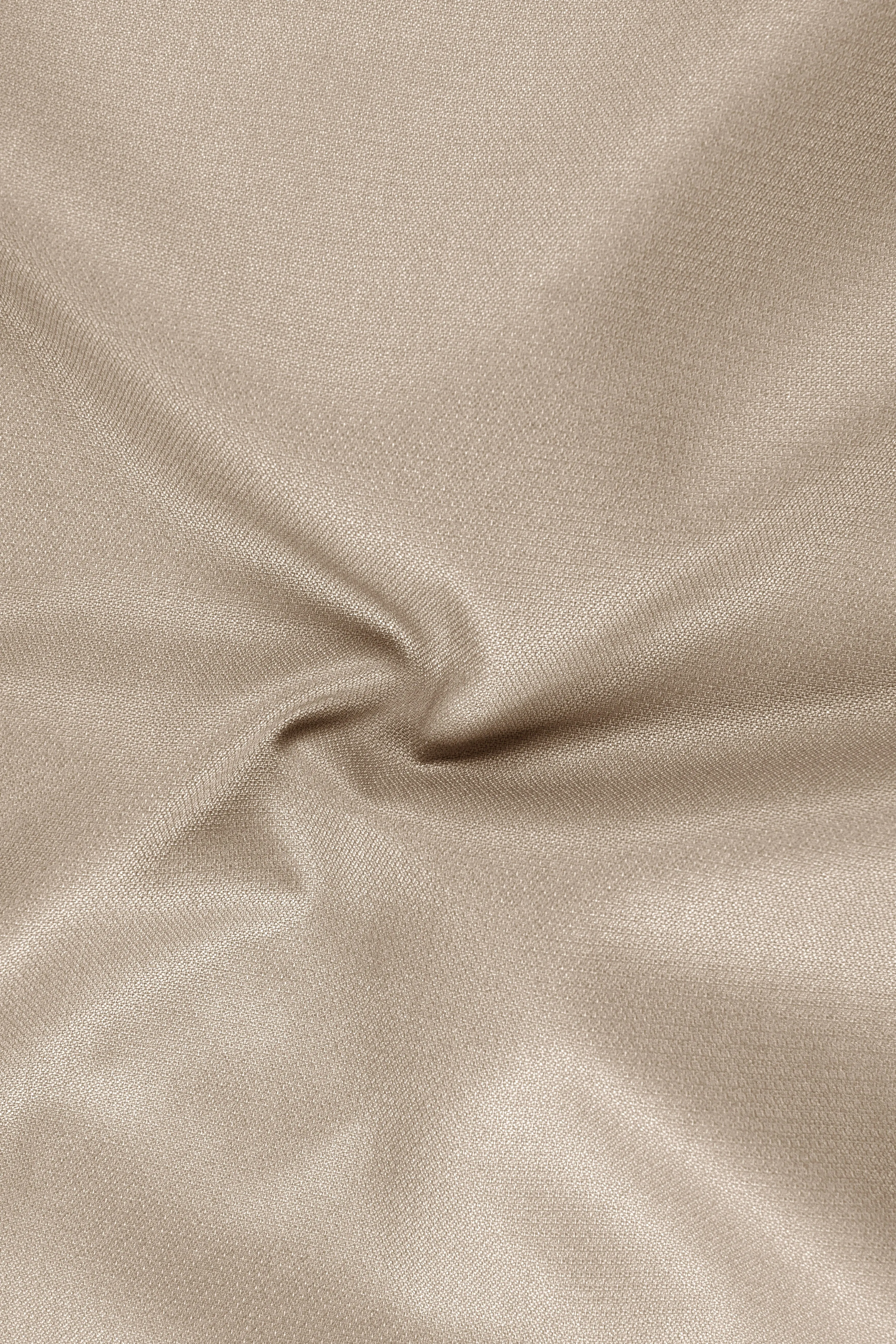 Sienna-Malta Cream Diamond Textured Wool Rich Slight Stretch Double Breasted Suit sold by French Crown product image thumbnail 3