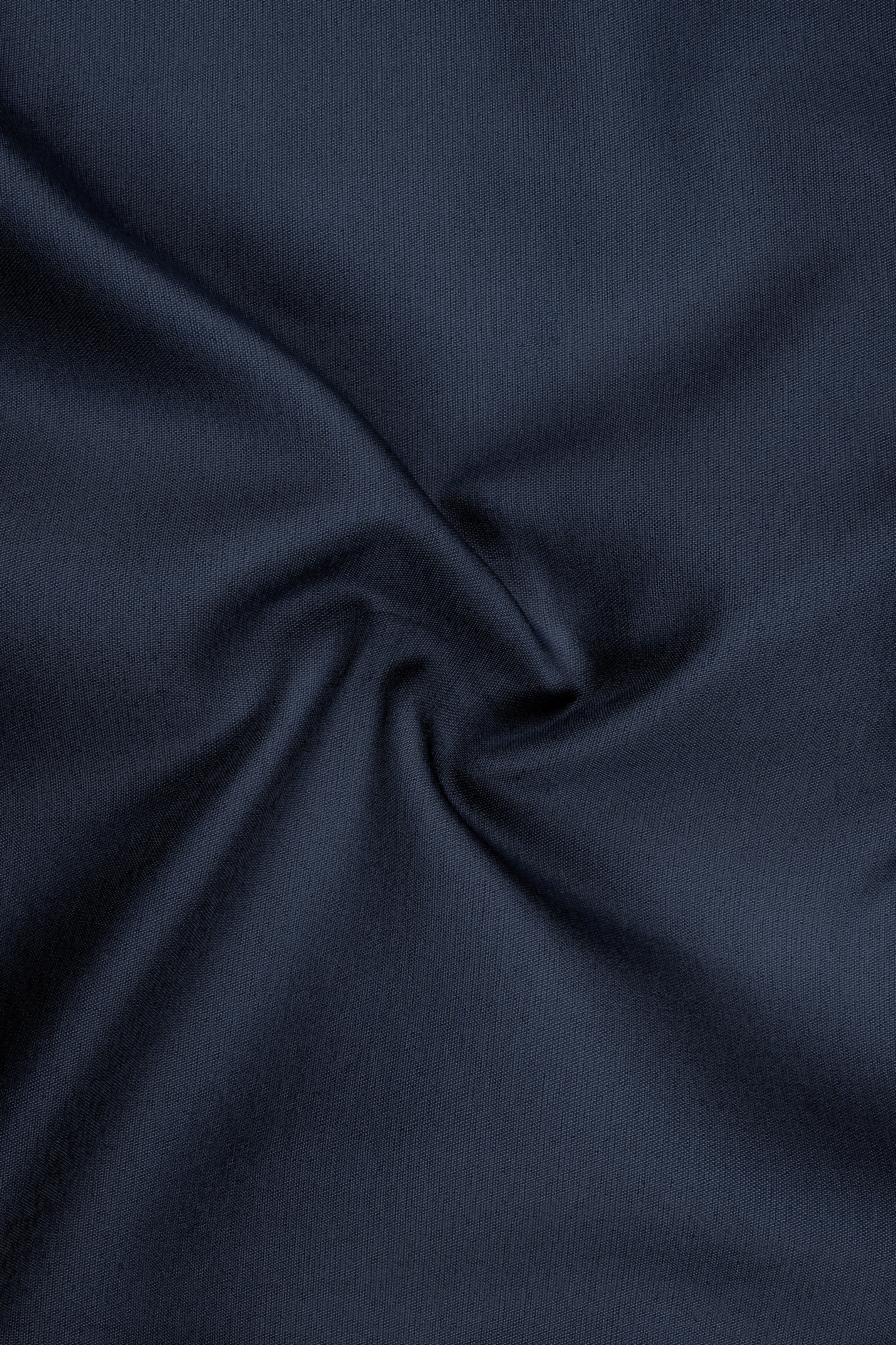 Nautis-Baltic Blue Wool Rich Slight Stretch Single Breasted Blazer sold by French Crown product image thumbnail 3