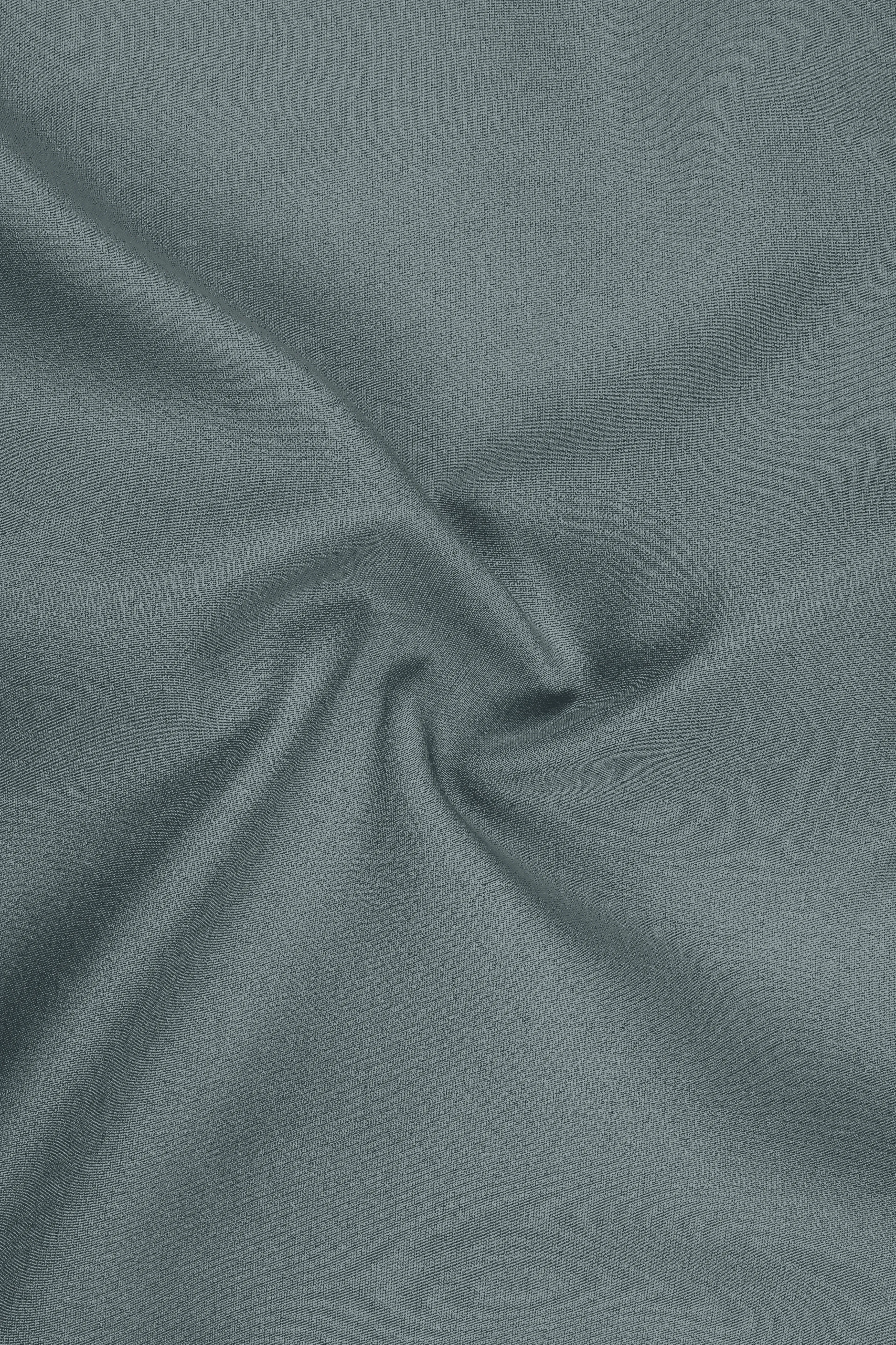 Verdant-Raven Green Wool Rich Slight Stretch Double Breasted Suit sold by French Crown product image thumbnail 3