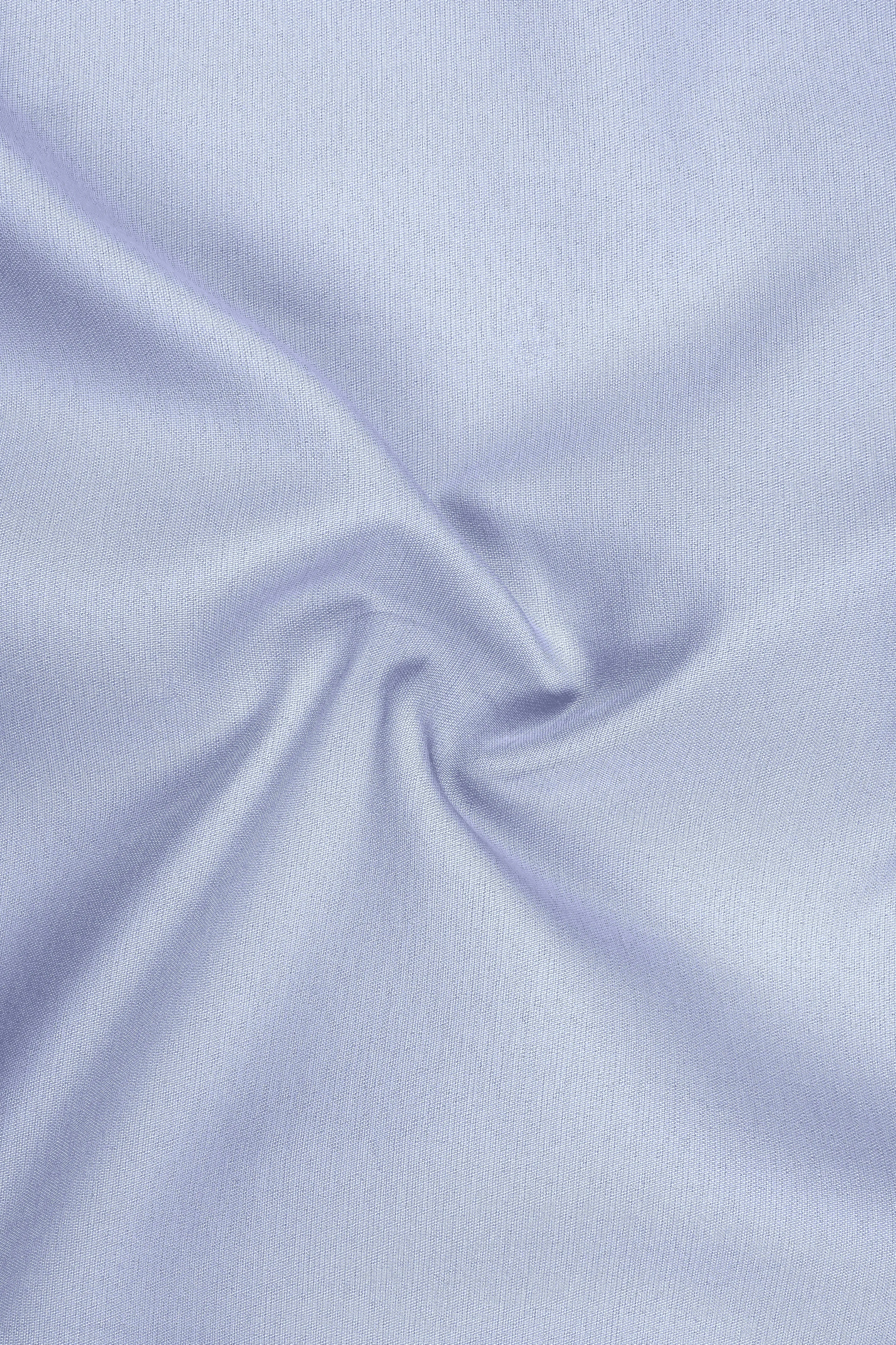 Azure-Periwinkle Blue Wool Rich Slight Stretch Double Breasted Suit sold by French Crown product image thumbnail 3