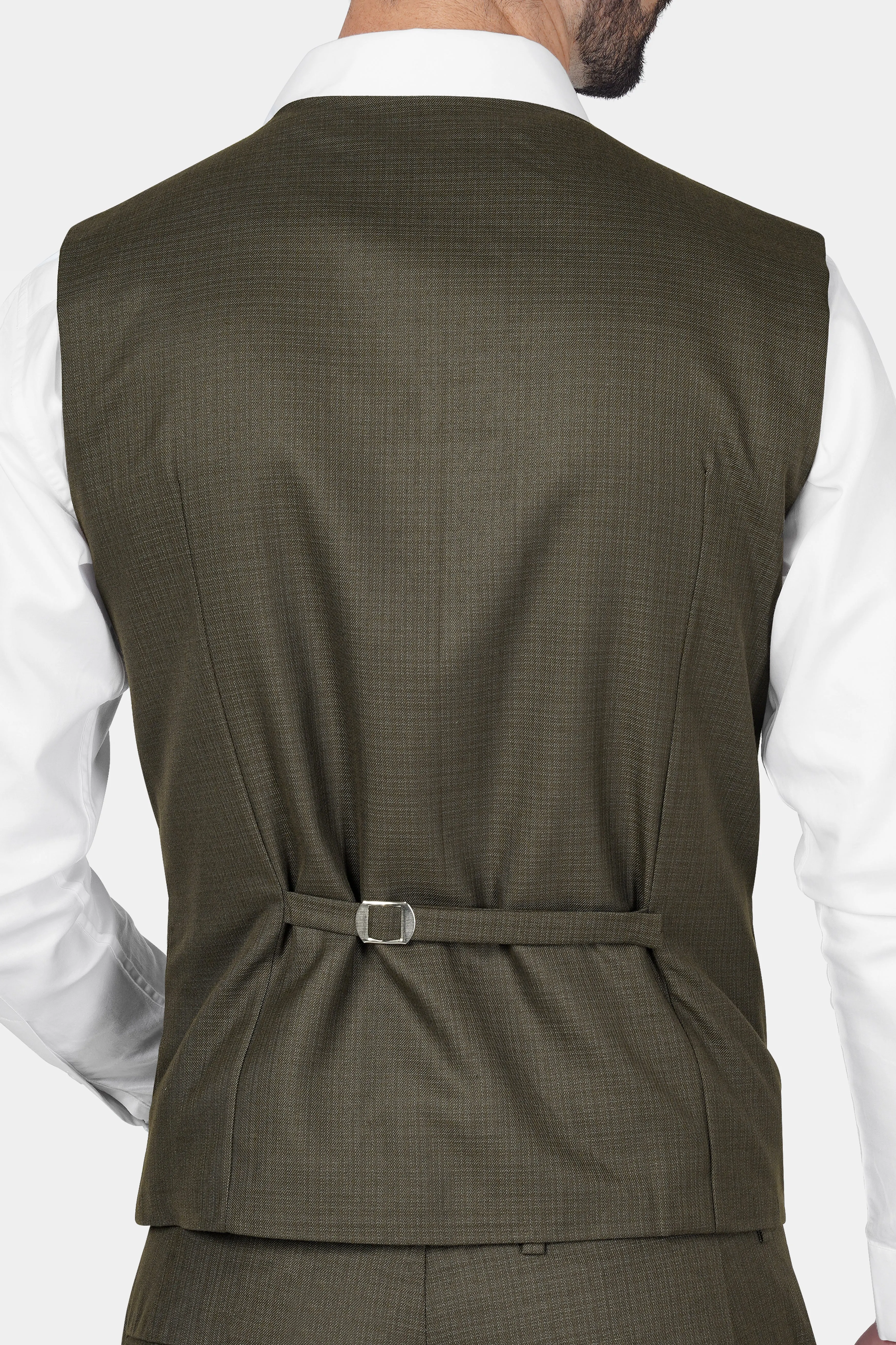Eclipse Brown Wool Rich Waistcoat sold by French Crown product image thumbnail 5
