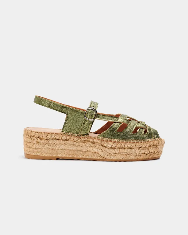 Muestra Thalis Verde metalizado sold by NAGUISA