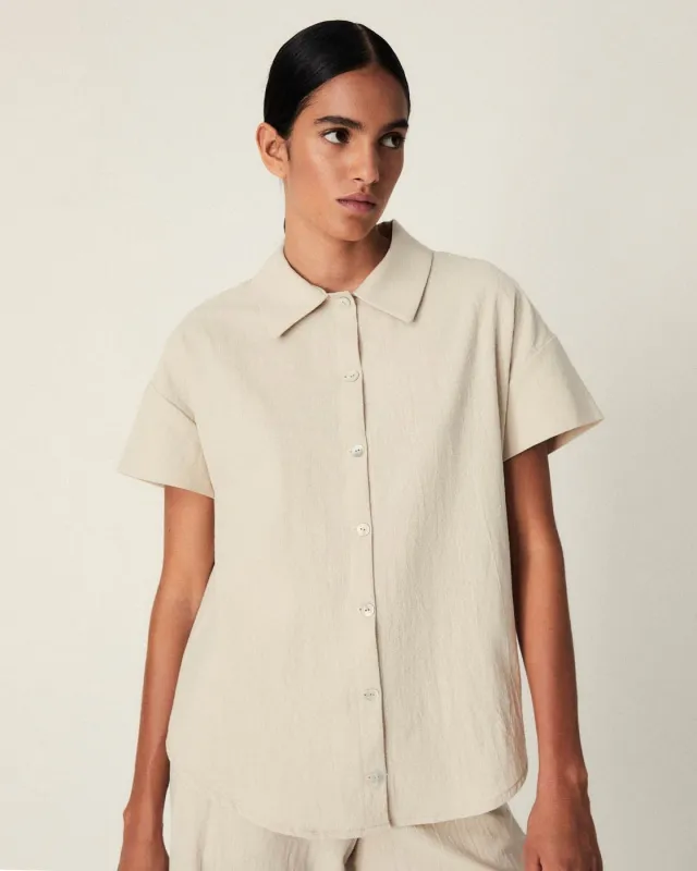 Asta Top Beige sold by NAGUISA