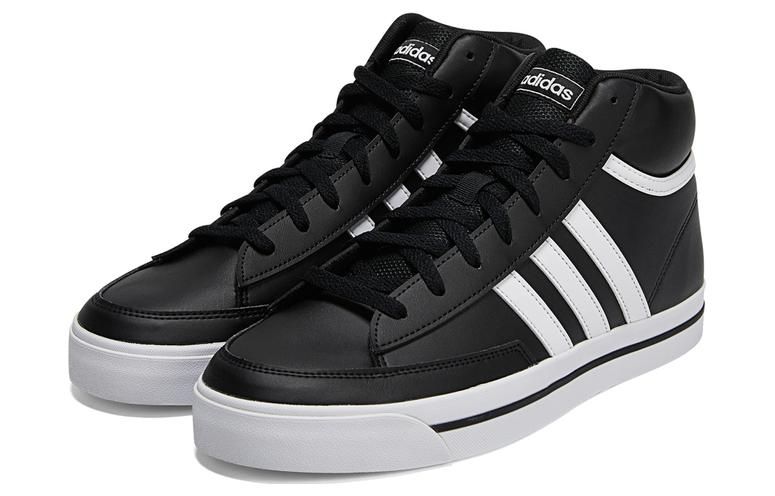 Adidas Neo Retrovulc Mid Shoes 'Black White' GW8370 sold by KicksCrew product image thumbnail 3