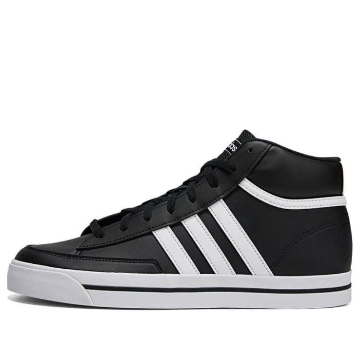 Adidas Neo Retrovulc Mid Shoes 'Black White' GW8370 sold by KicksCrew