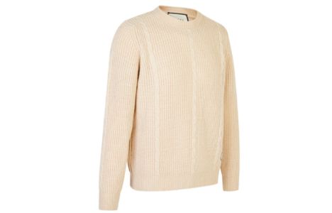 Gucci Waffle-Knit GG Jumper 'Beige' 597732-XKA4K-9772 sold by KicksCrew