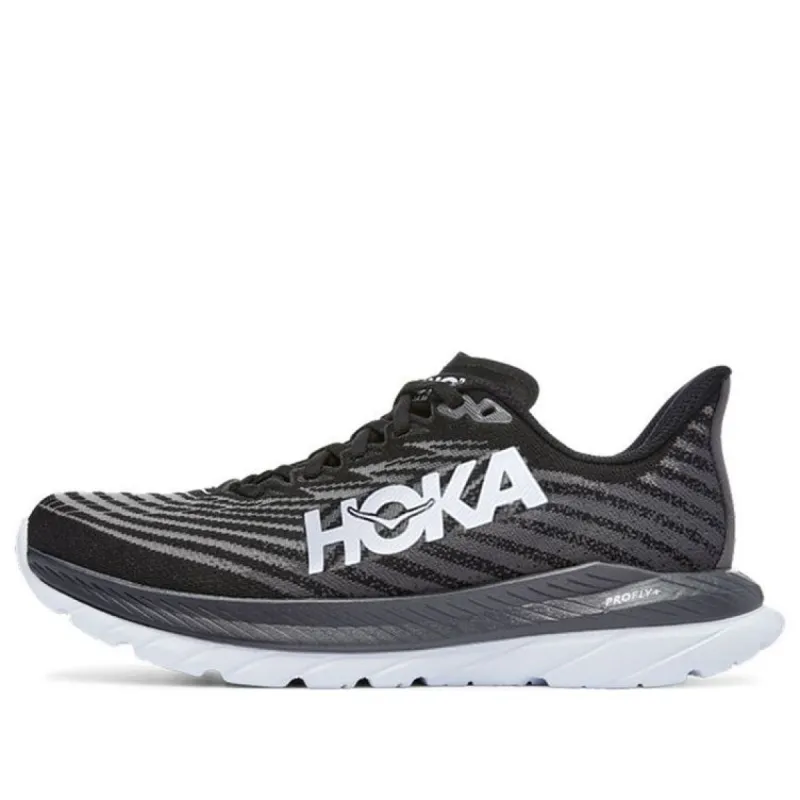 (WMNS) Hoka One One Mach 5 Wide 'Black Castlerock' 1136678-BCSTL sold by KicksCrew