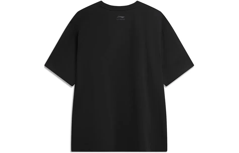 Li-Ning Hoops Graphic T-shirt 'Black' AHSU671-1 sold by KicksCrew product image thumbnail 2