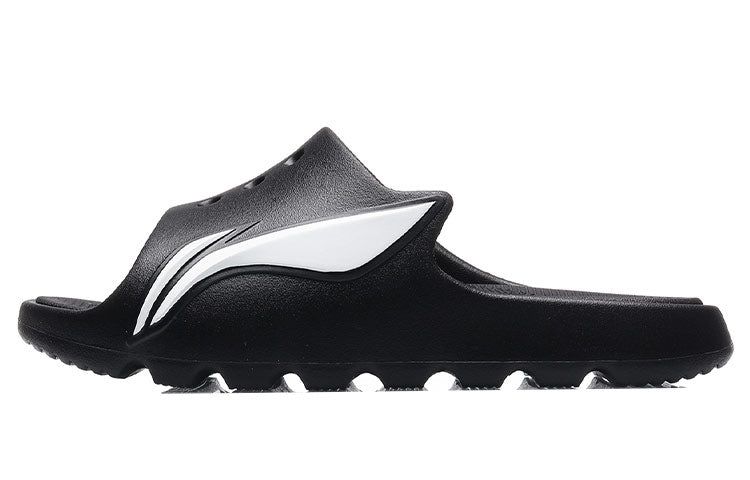 (WMNS) Li-Ning LNBB Basketball Slides 'Black White' ABTR006-2 sold by KicksCrew product image thumbnail 2