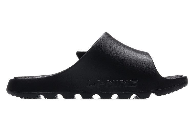 (WMNS) Li-Ning LNBB Basketball Slides 'Black White' ABTR006-2 sold by KicksCrew product image thumbnail 3