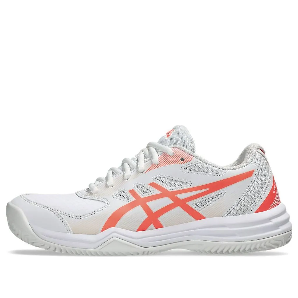 (WMNS) ASICS Court Slide 3 Clay OC 'White Sun Coral' 1042A230-102 sold by KicksCrew