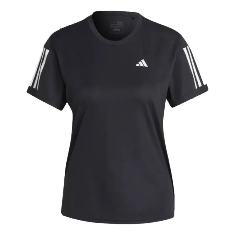 (WMNS) adidas Own the Run T-Shirt 'Black' IC5188 sold by KicksCrew