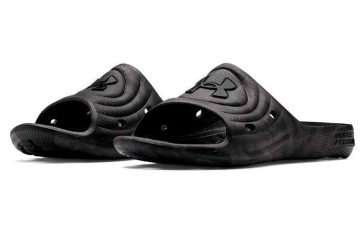 Under Armour Locker Slides 'Black Jet Grey' 3024449-002 sold by KicksCrew product image thumbnail 3