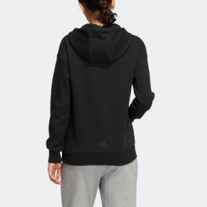 (WMNS) adidas Logo Hoodie 'Black' HM7069 sold by KicksCrew