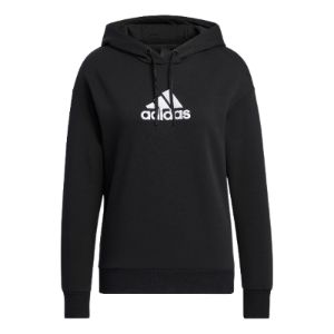 (WMNS) adidas Logo Hoodie 'Black' HM7069 sold by KicksCrew