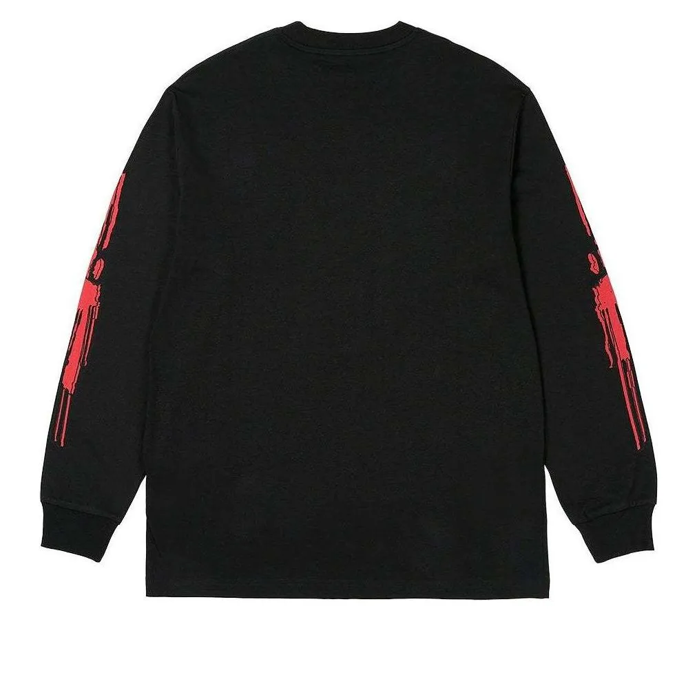Palace Repeater Longsleeve T-shirt 'Black' P26LS003 sold by KicksCrew product image thumbnail 2