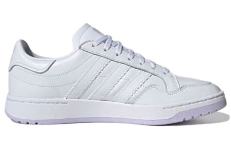 (WMNS) adidas originals Team Court 'Cloud White Purple Tint' EG9825 sold by KicksCrew