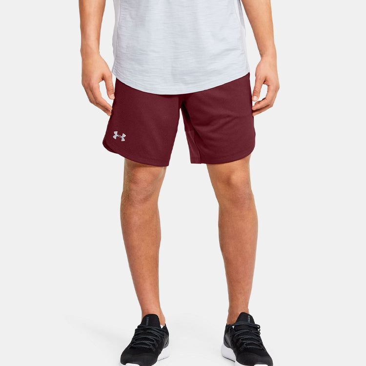Under Armour Knit Performance Training Shorts 'Burgundy' 1351641-615 sold by KicksCrew product image thumbnail 3