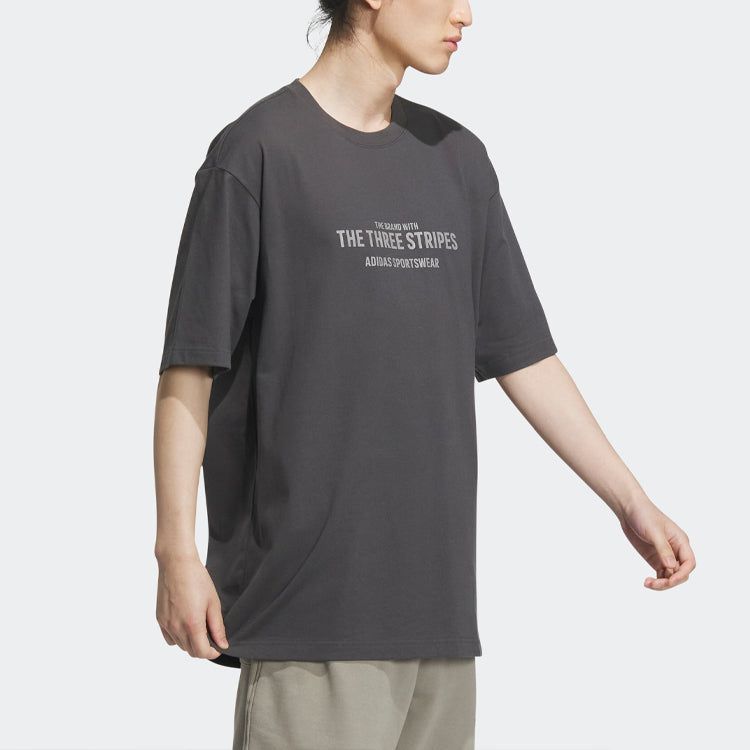 Adidas Verbiage T-Shirts 'Black' IP3931 sold by KicksCrew product image thumbnail 4