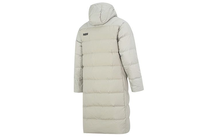 PUMA Hooded Down Coat Jacket 'White' 672435-68 sold by KicksCrew product image thumbnail 2