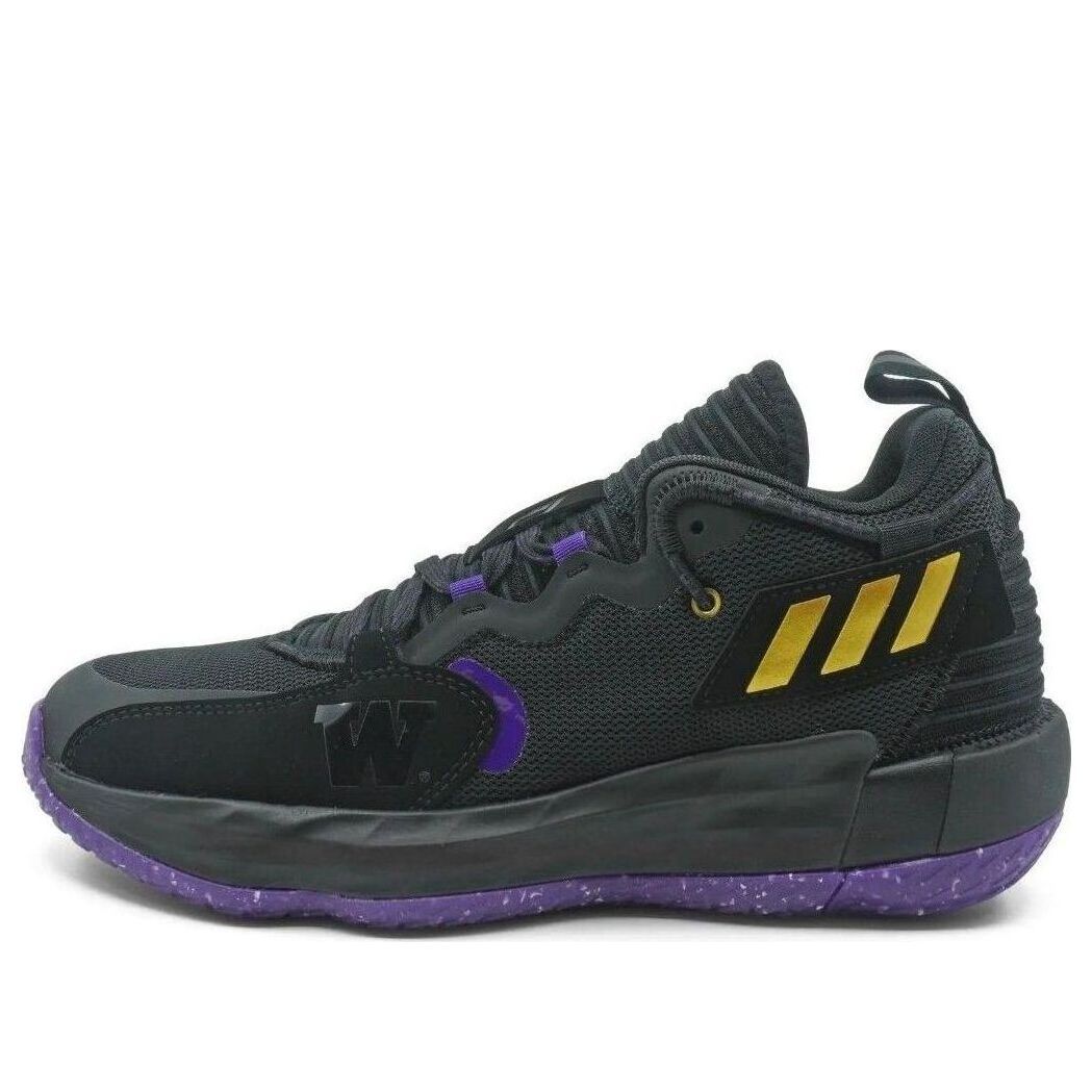 adidas DAME 7 EXTPLY 'Black Gold Purple' GX6412 sold by KicksCrew