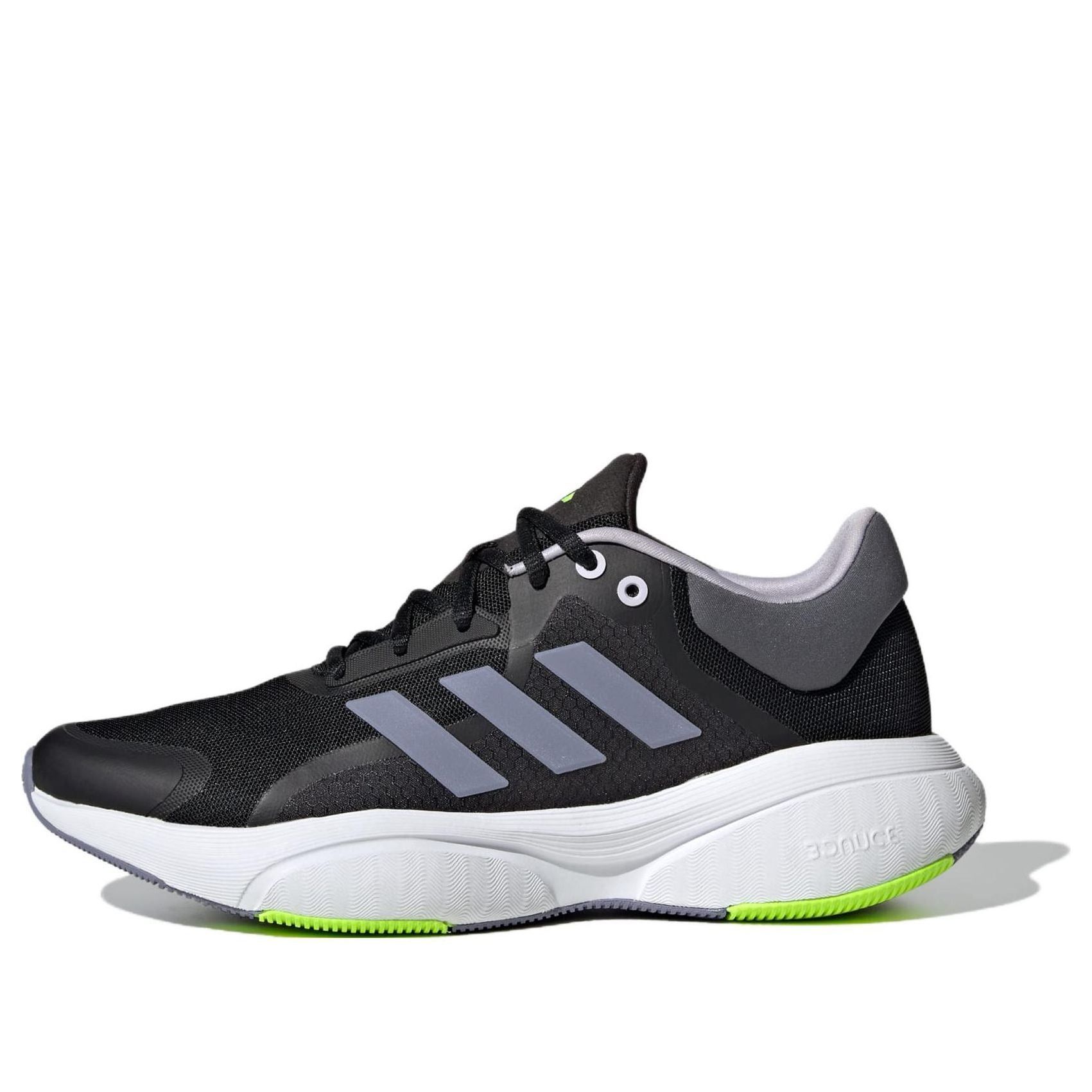 (WMNS) adidas Response 'Core Black Silver Violet Lucid Lemon' IG0332 sold by KicksCrew