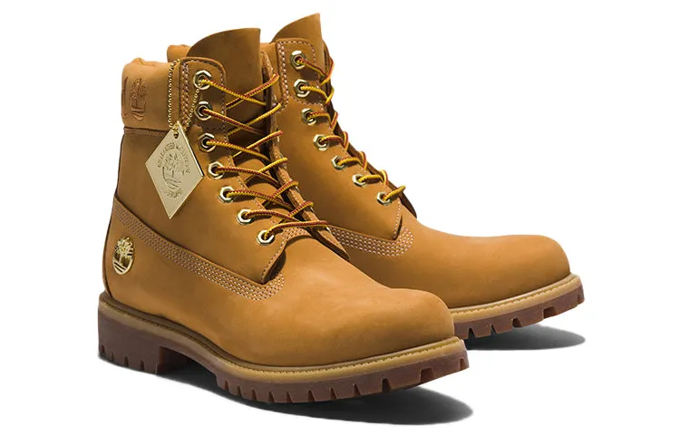 Timberland 6 Inch Premium Waterproof Boots 'Wheat Nubuck' A5PJP231 sold by KicksCrew product image thumbnail 4