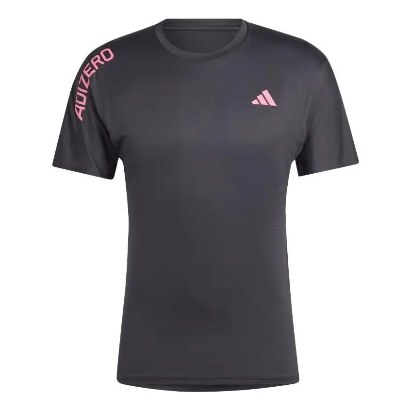 adidas Adizero Running T-shirt 'Black' HY6946 sold by KicksCrew