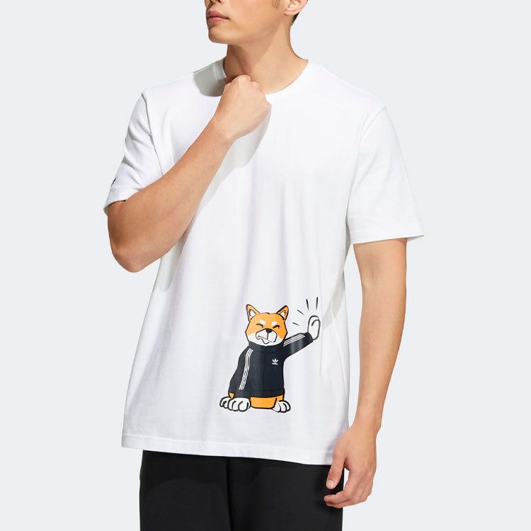 Adidas Originals Graphic T-Shirts 'White' H49575 sold by KicksCrew product image thumbnail 3