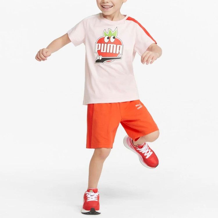 (PS) PUMA Logo Regular Fit Short 'Orange' 670980-26 sold by KicksCrew product image thumbnail 3