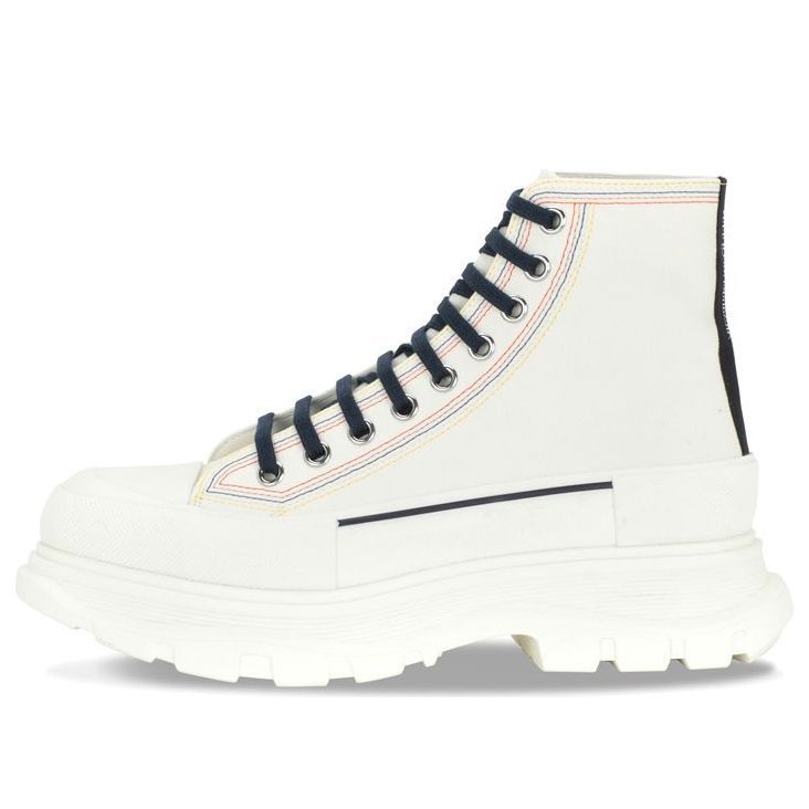 Alexander McQueen Tread Slick High Sneakers 'Off-White' 662681W4MV49791 sold by KicksCrew