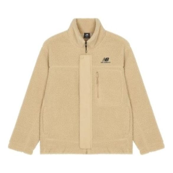New Balance FW22 Logo Cotton Coat 'Beige' AMJ23351-INC sold by KicksCrew