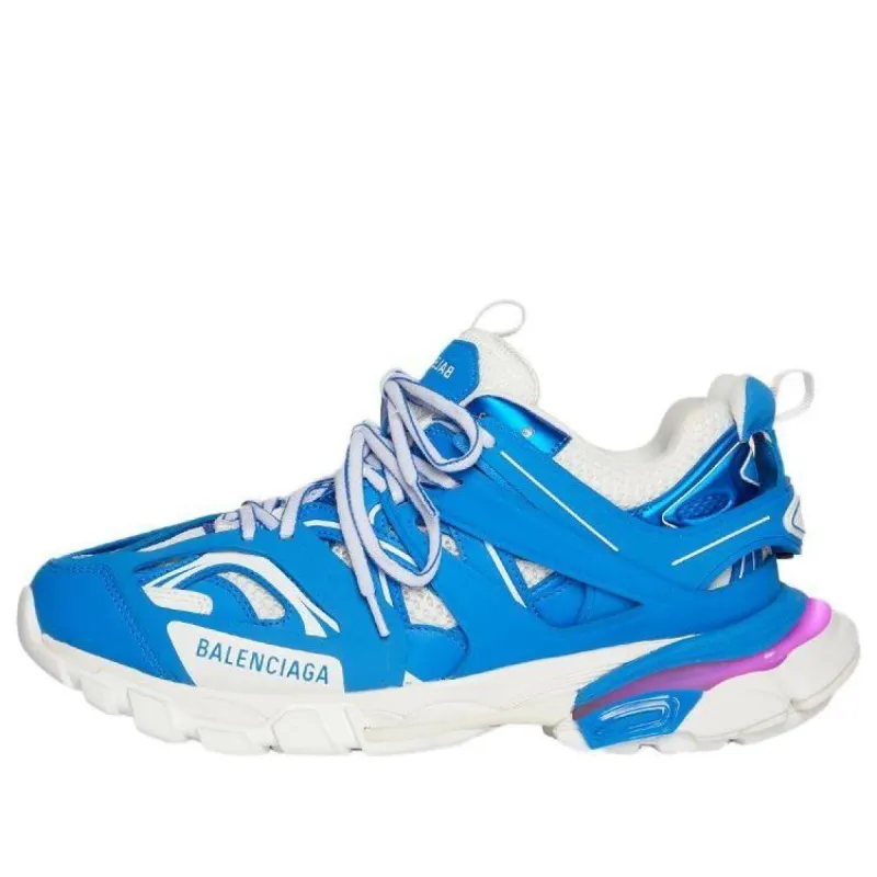 Balenciaga Track LED Sneakers 'Blue' 555036W3AD99044 sold by KicksCrew