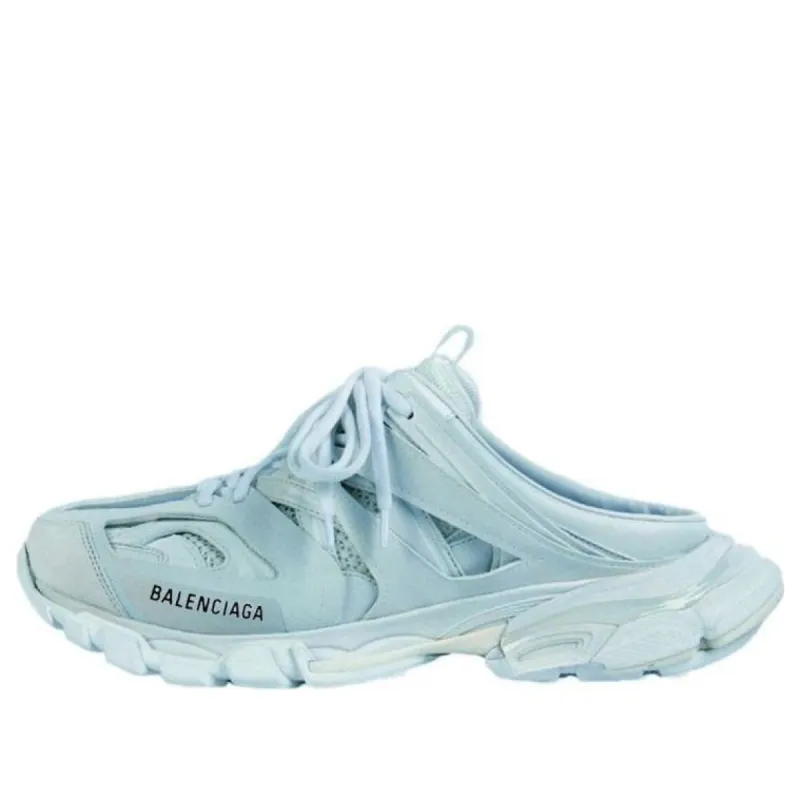 (WMNS) Balenciaga Track Mules 'Blue' 653813W2FA64010 sold by KicksCrew