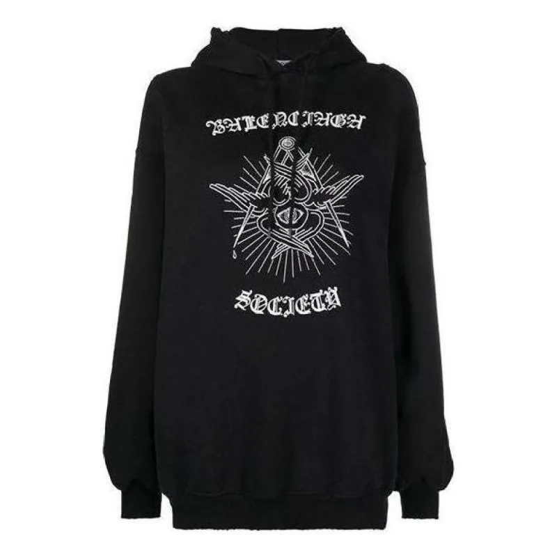 Balenciaga Free Your Mind Hoodie 'Black' 641529TJU791000 sold by KicksCrew