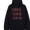 Balenciaga Free Your Mind Hoodie 'Black' 641529TJU791000 sold by KicksCrew