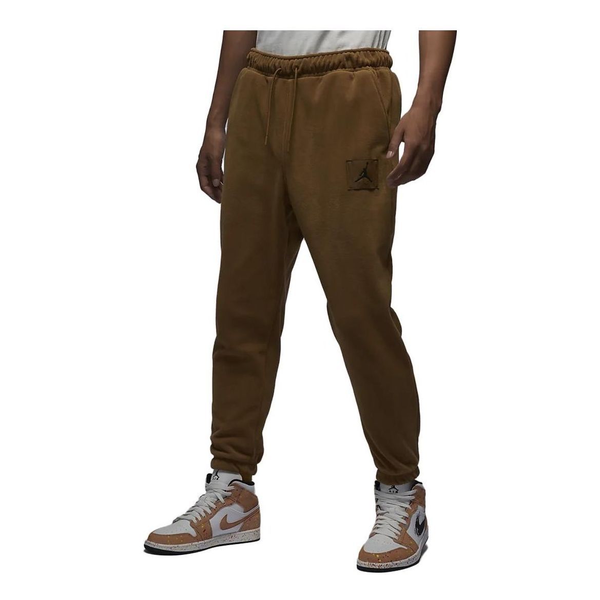 Air Jordan Essentials Fleece Winter Pants 'Brown' FD7532-281 sold by KicksCrew