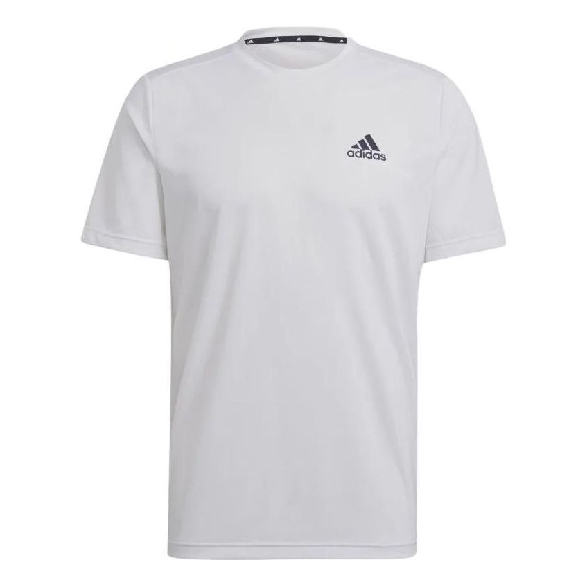 Adidas AEROREADY Designed to Move Sport Stretch Tee 'White' GM5509 sold by KicksCrew
