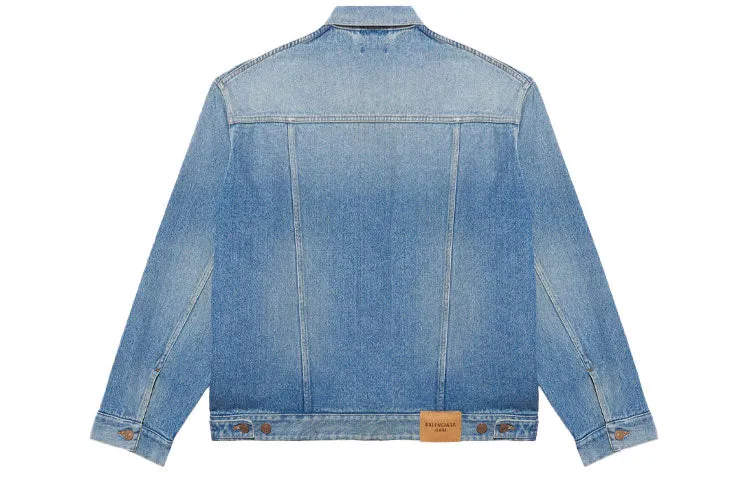 Balenciaga Corporate Jacket Large Fit 'Medium Vintage Indigo' 657602TDW154307 sold by KicksCrew product image thumbnail 2