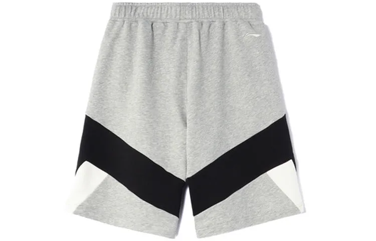 Li-Ning Color Block Graphic Shorts 'Grey Black' AKSR569-2 sold by KicksCrew product image thumbnail 2